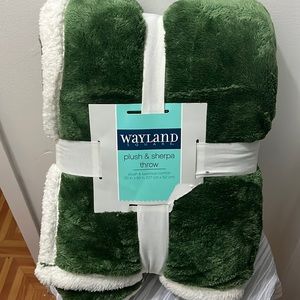 Wayland Plush And Sherpa Throw
